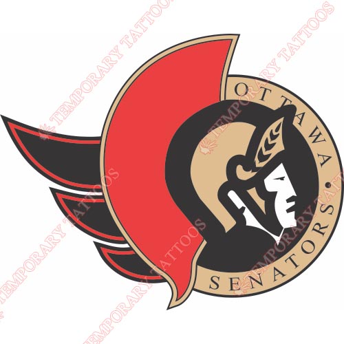 Ottawa Senators Customize Temporary Tattoos Stickers NO.274